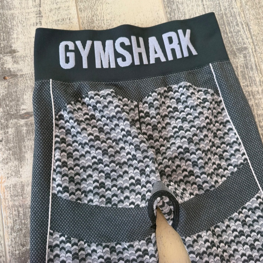 GYMSHARK Flex Seamless High Waist Chevron Leggings Green Size XS Activewear‎ Gym